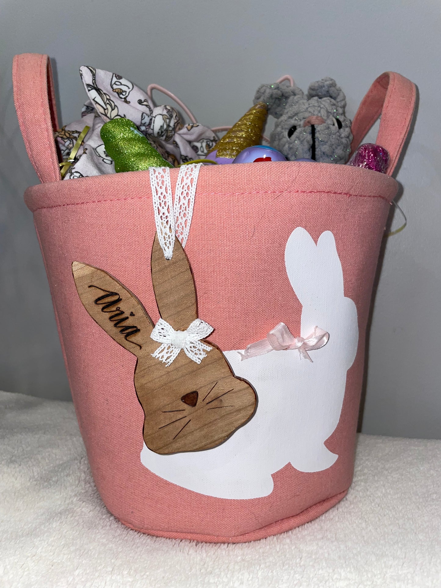 Personalized Easter Bunny Tag