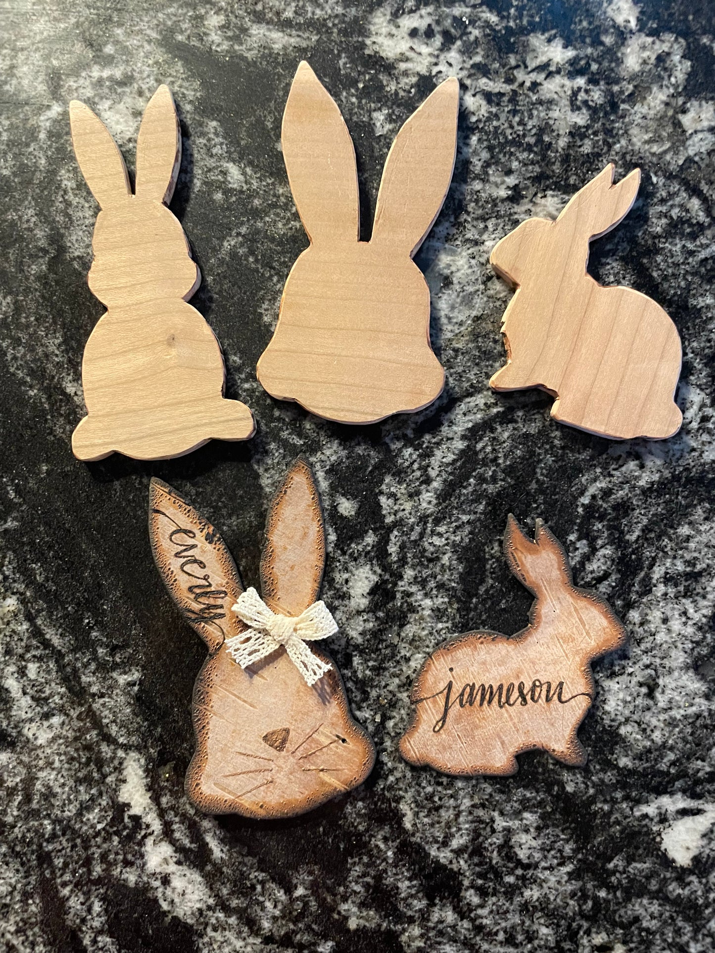 Personalized Easter Bunny Tag