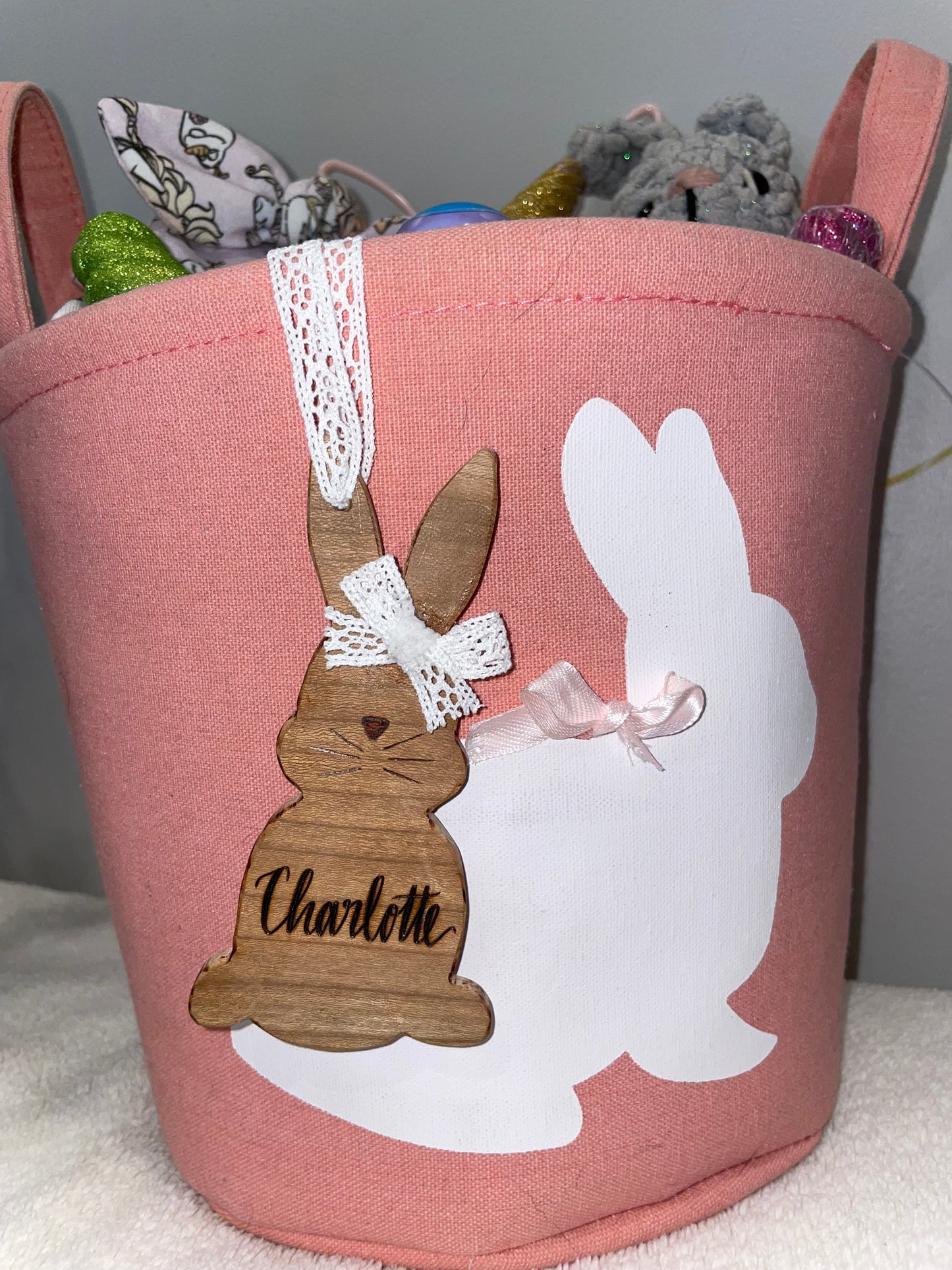 Personalized Easter Bunny Tag